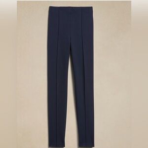 Banana Republic NEW Navy Everywhere Ponte High Rise Skinny Small